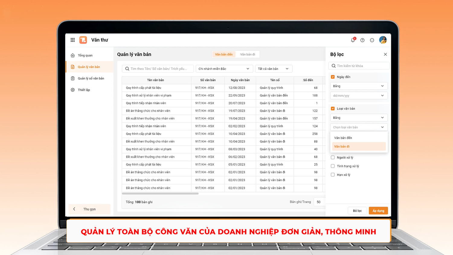 phần mềm quản lý văn thư amis