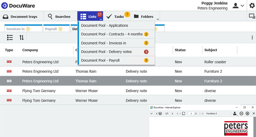 quản lý hồ sơ DocuWare