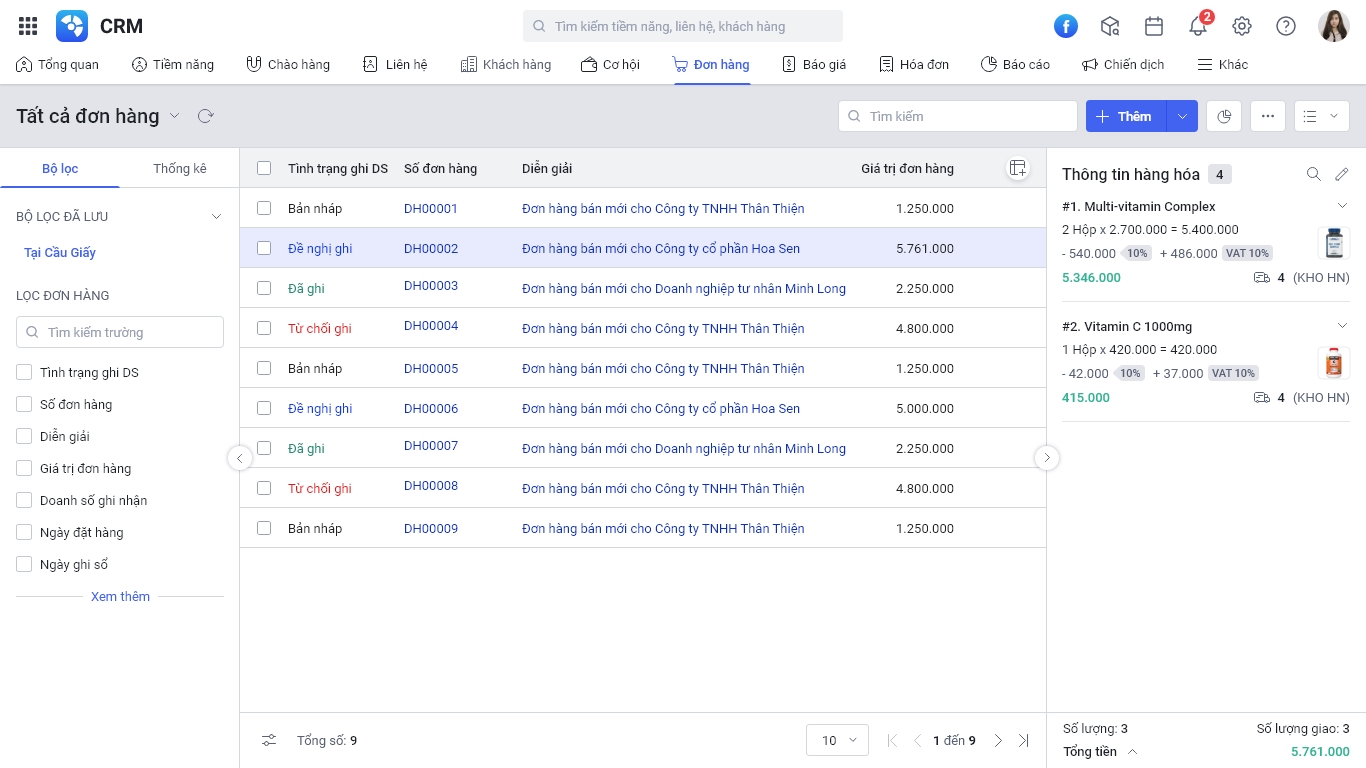 Giải pháp CRM
