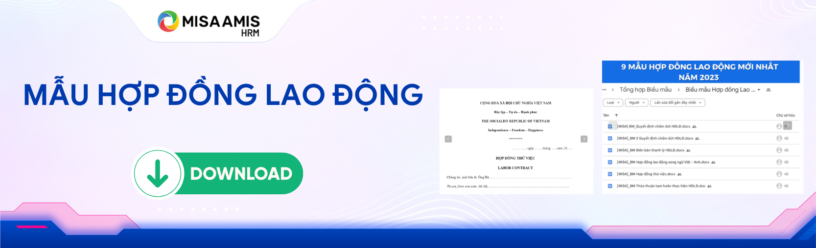 Mẫu hợp đồng lao động