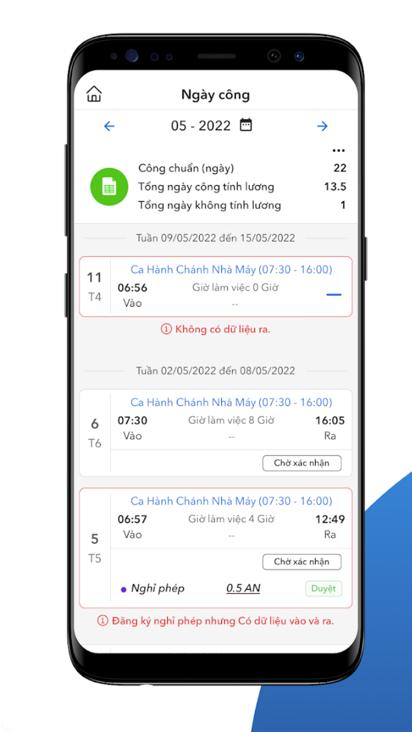 App chấm công HRM PRO