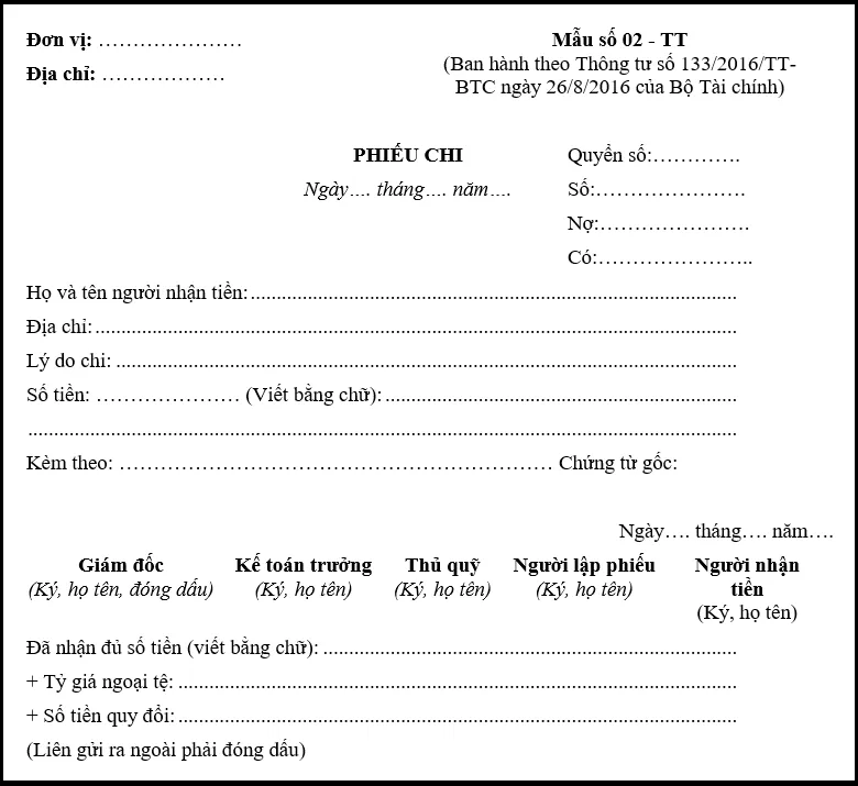 Mẫu phi chi theo thông 133