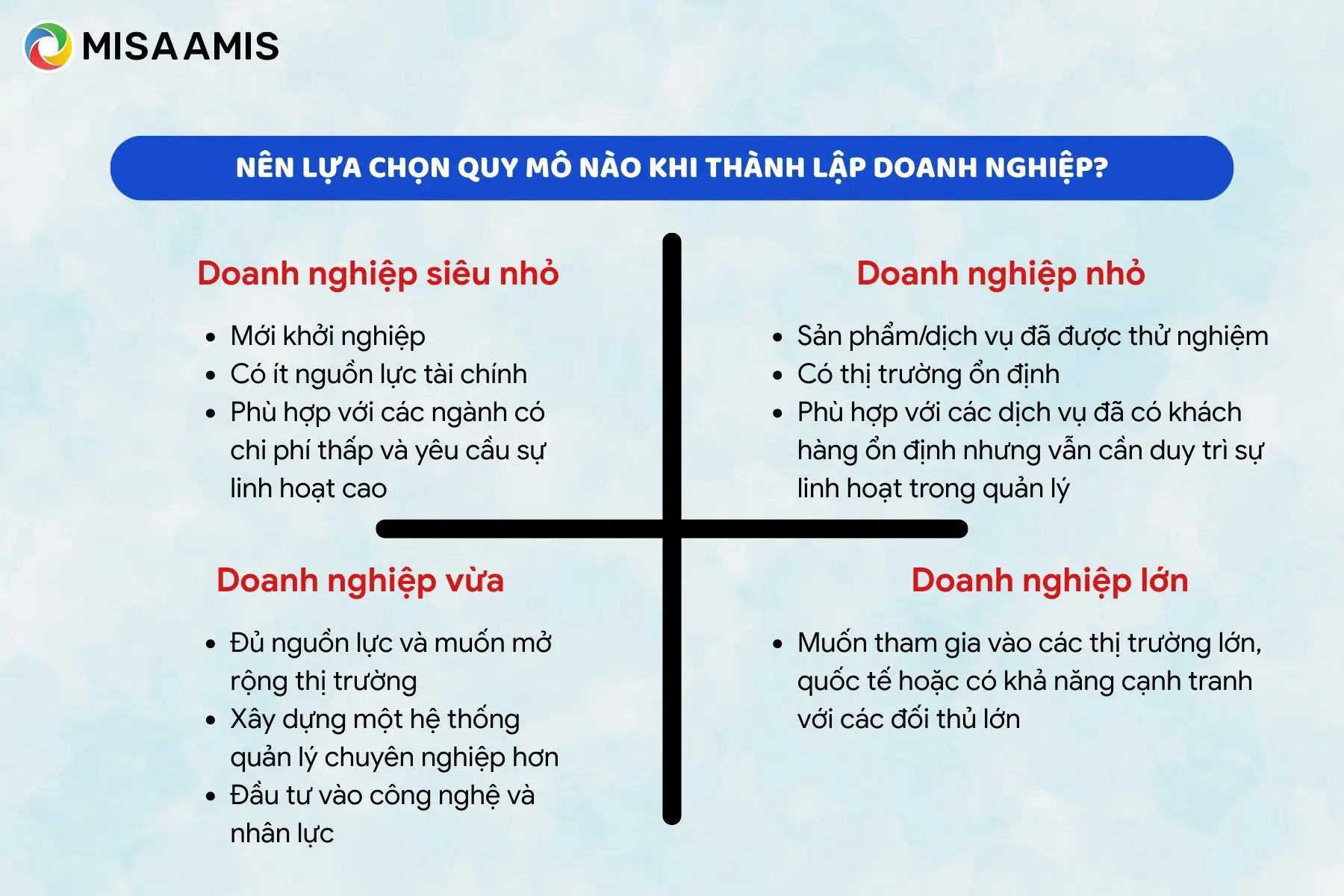 Nên lựa chọn quy mô nào khi thành lập doanh nghiệp?