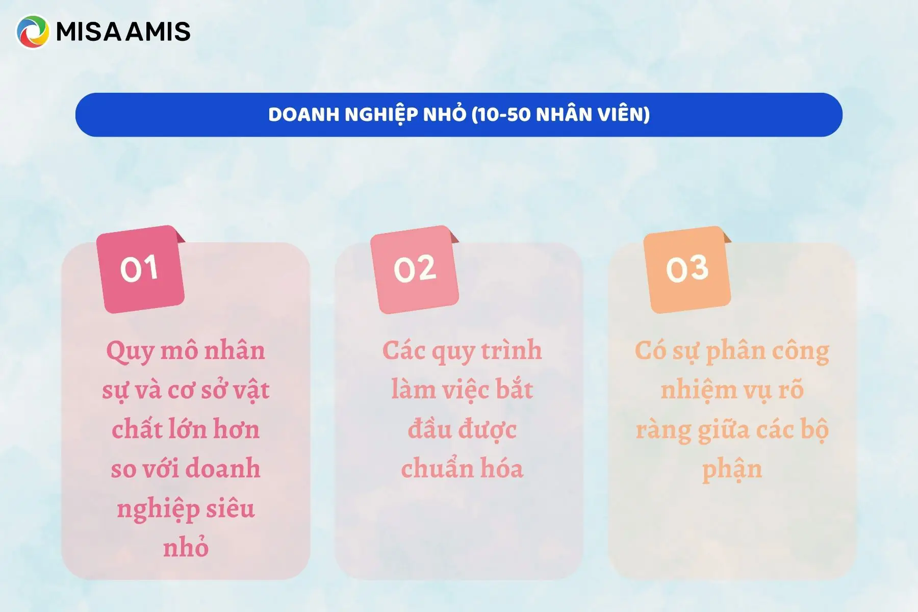 Đặc điểm doanh nghiệp nhỏ