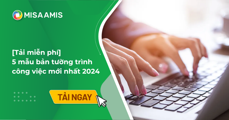 mẫu bản tường trình công việc