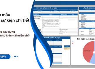 biểu mẫu tổ chức sự kiện