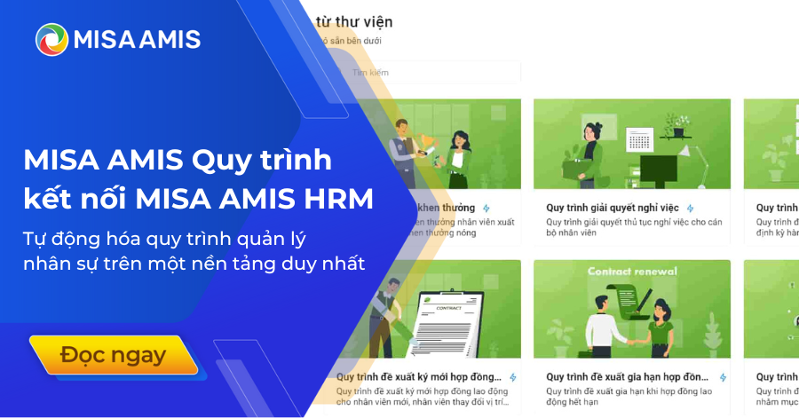 misa amis quy trình kết nối misa amis hrm