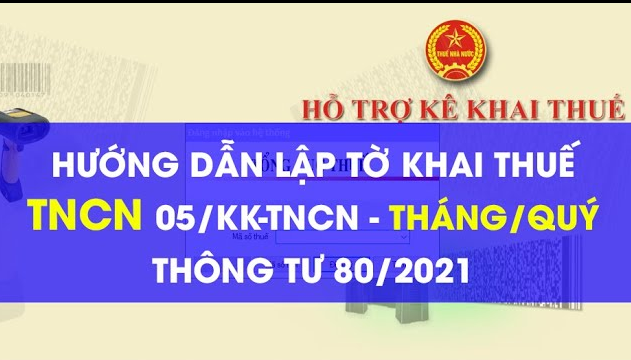 Tờ khai quyết toán thuế TNCN mới nhất