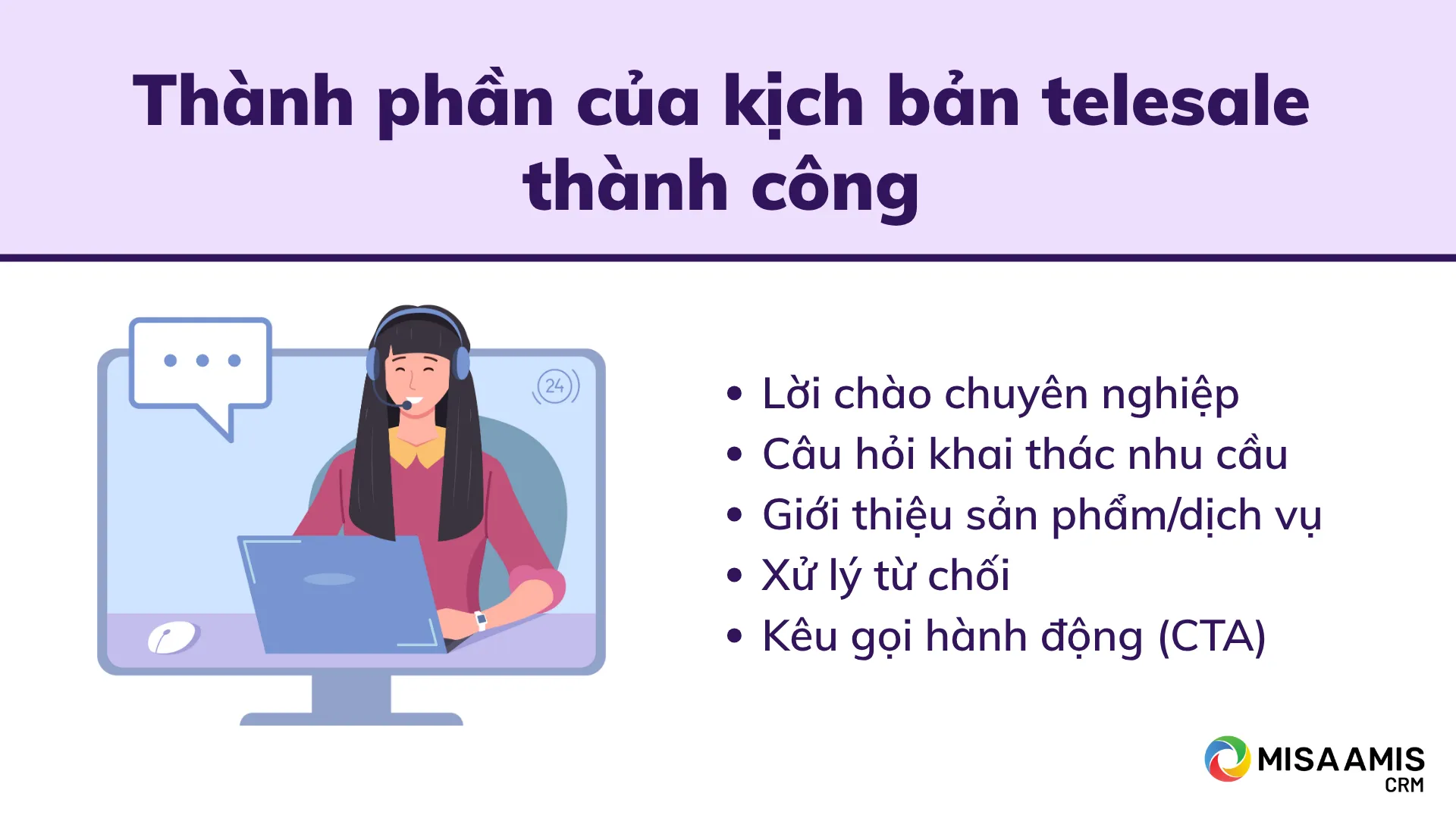 Thành phần của kịch bản telesale thành công