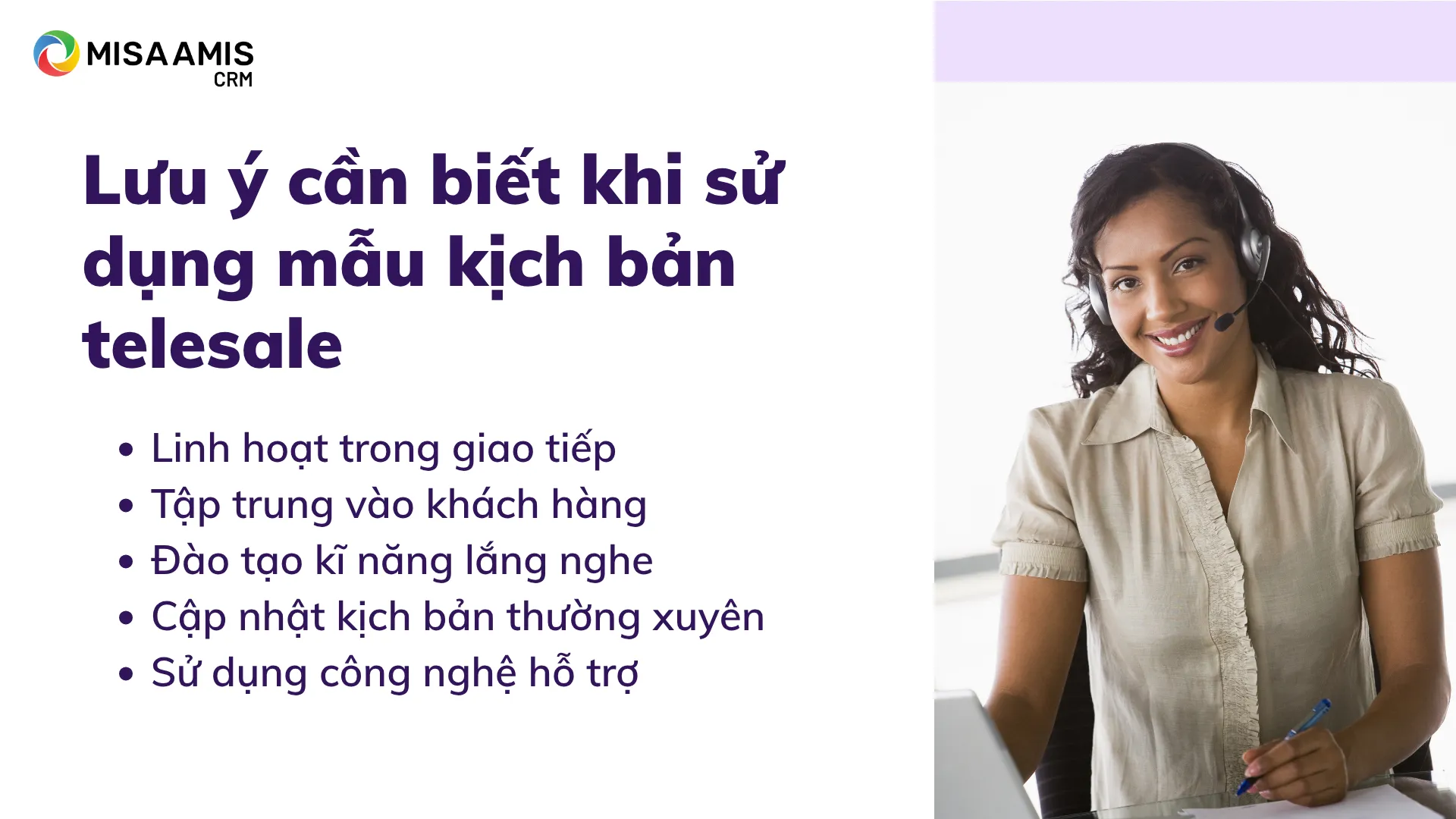 Lưu ý cần biết khi sử dụng mẫu kịch bản telesale