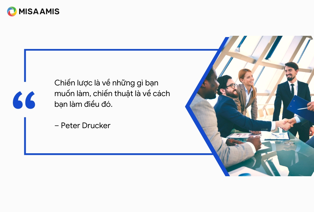 định nghĩa về chiến lược và chiến thuật của Peter Drucker