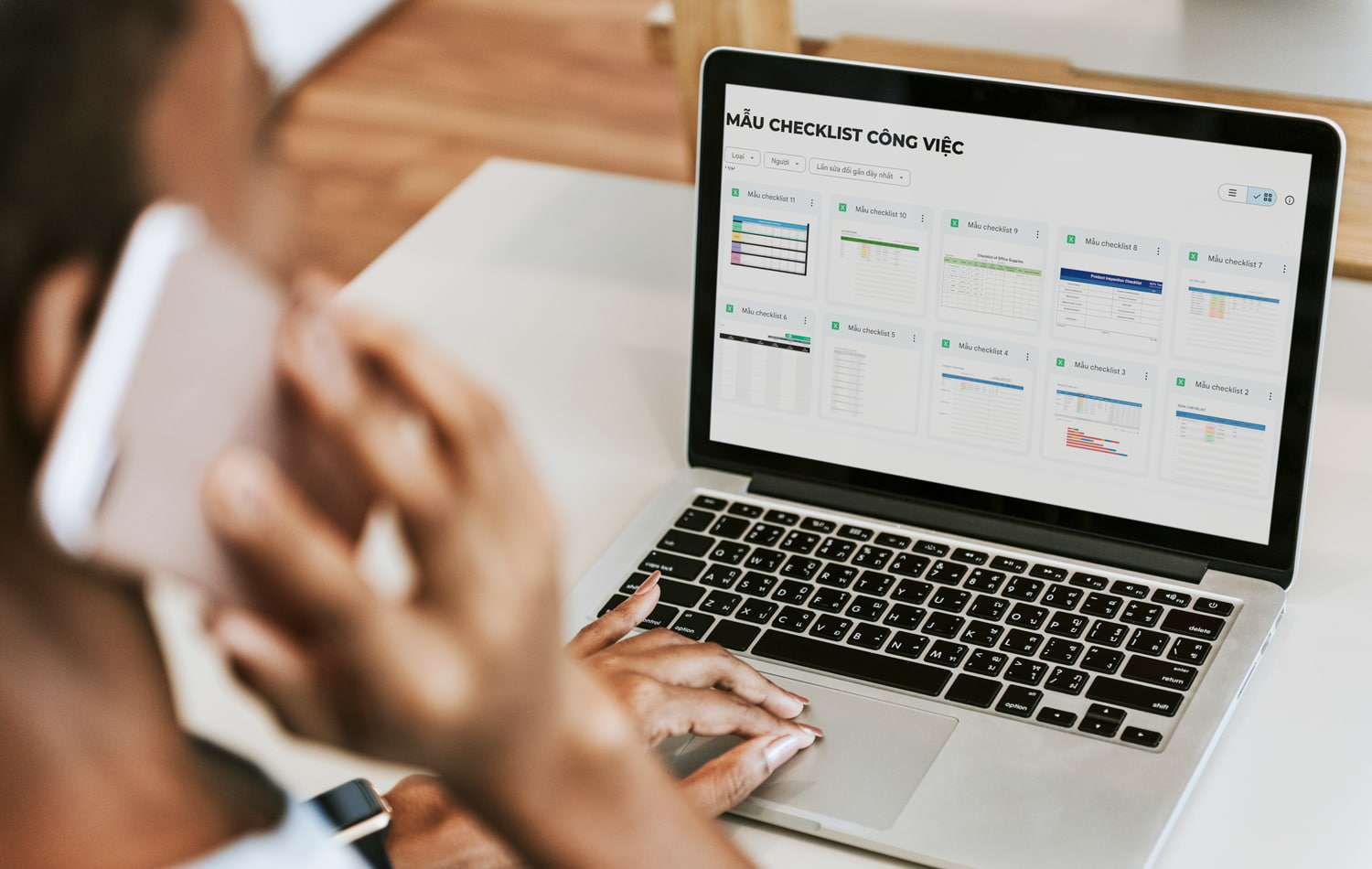 bộ mẫu checklist công việc