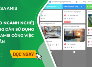 hướng dẫn sử dụng MISA AMIS Công việc