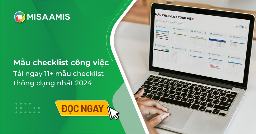 mẫu checklist công việc 2024