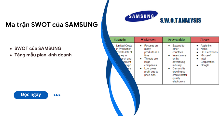 swot của samsung