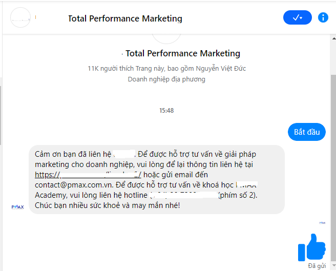 kịch bản chatbot mẫu