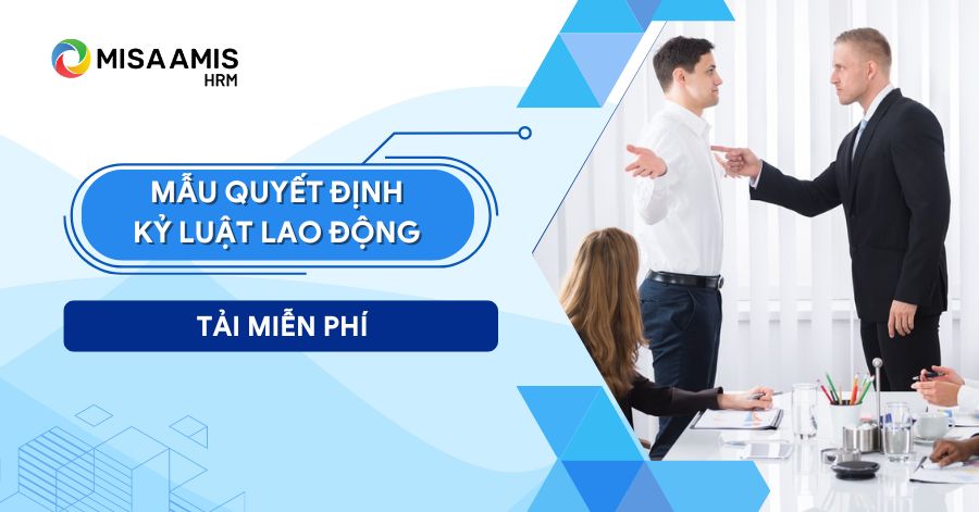 mẫu quyết định kỷ luật lao động