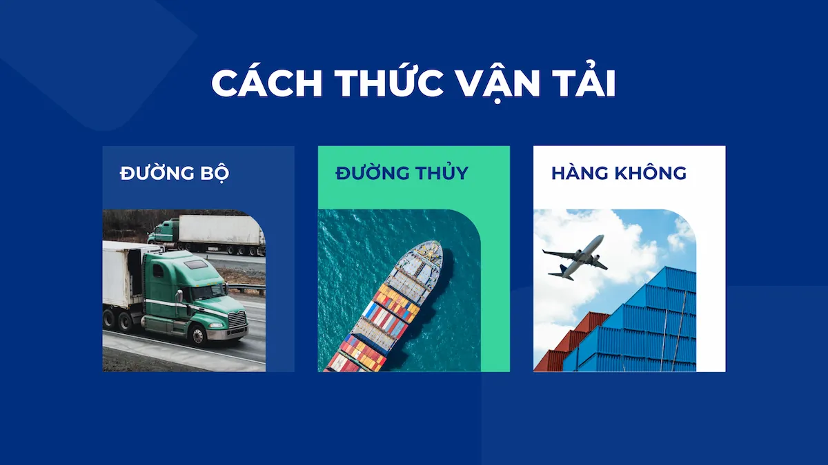 Cách thức vận tải 