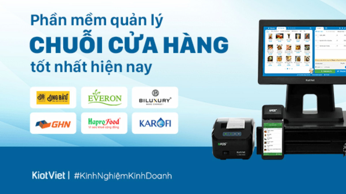 Phần mềm quản lý chuỗi cửa hàng KiotViet