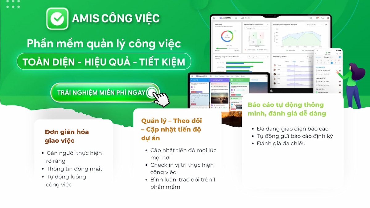 Các tính nắng nổi bật của phần mềm quản lý chuỗi cửa hàng MISA Amis Công việc