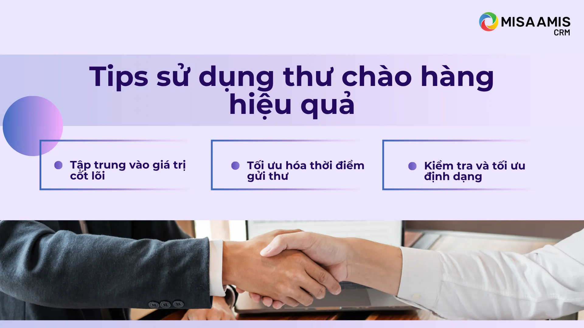 Tips sử dụng thư chào hàng hiệu quả