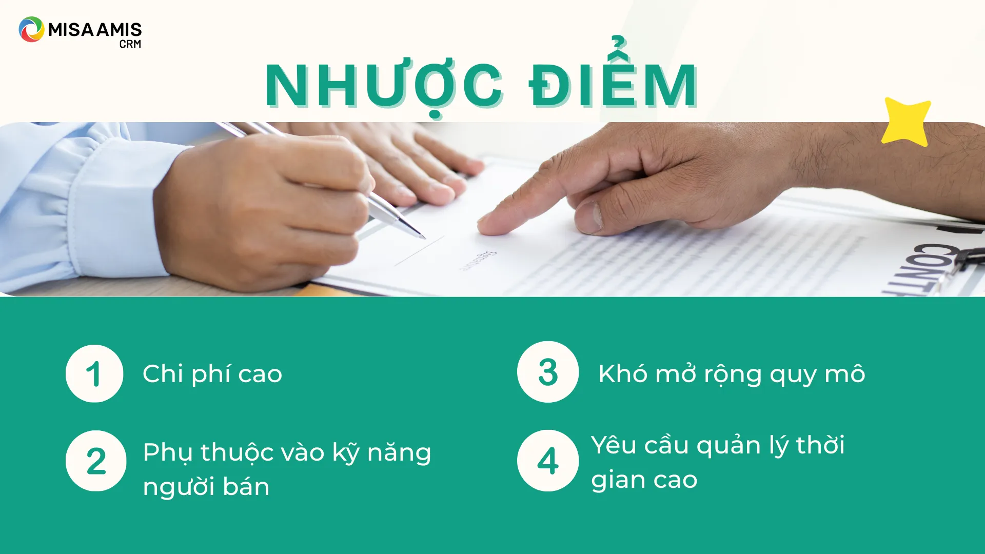 Nhược điểm của bán hàng cá nhân