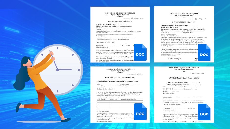 mẫu giải trình chấm công