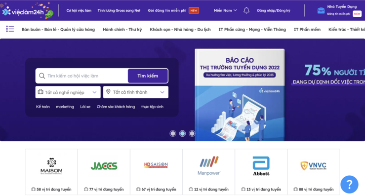 vieclam24h website dang tin tuyen dung mien phi