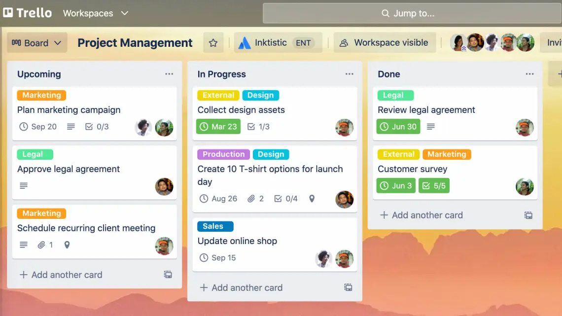 Trello là công cụ quản lý công việc theo dạng bảng Kanban