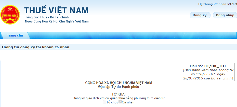 Kiểm tra thông tin đăng ký và ấn hoàn thành