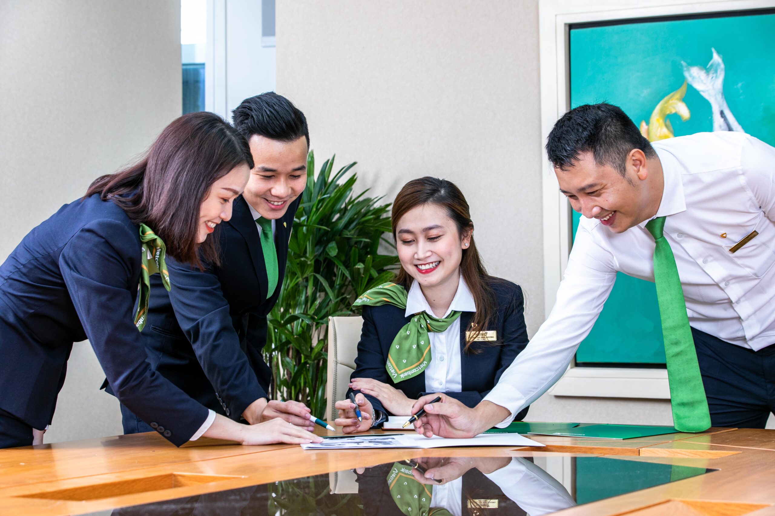 lương nhân viên ngân hàng vietcombank