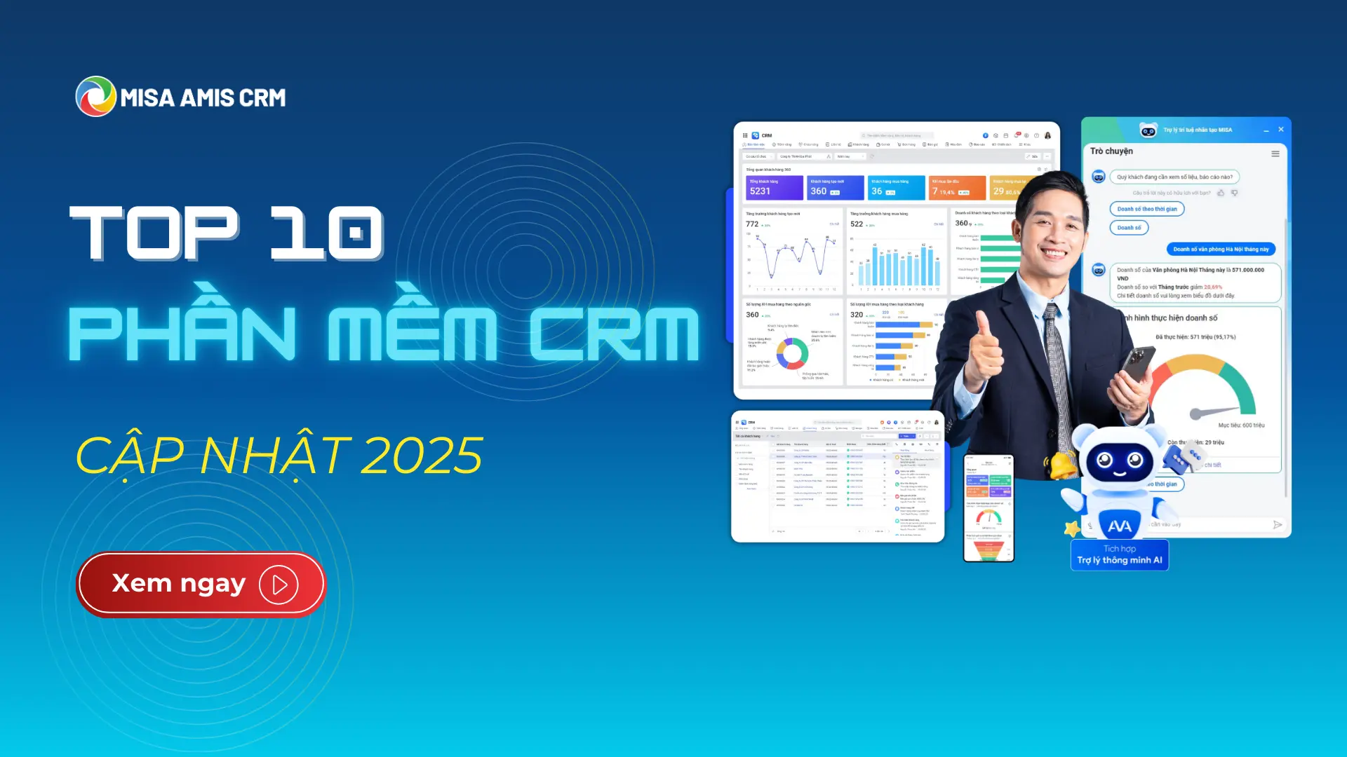 Top 10 phần mềm crm tốt nhất hiện nay