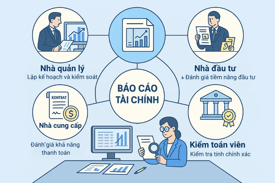 đối tượng sử dụng báo cáo tài chính