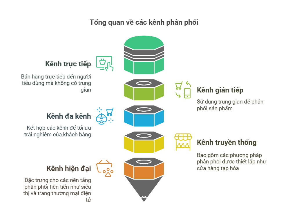 Các loại kênh phân phối phổ biến
