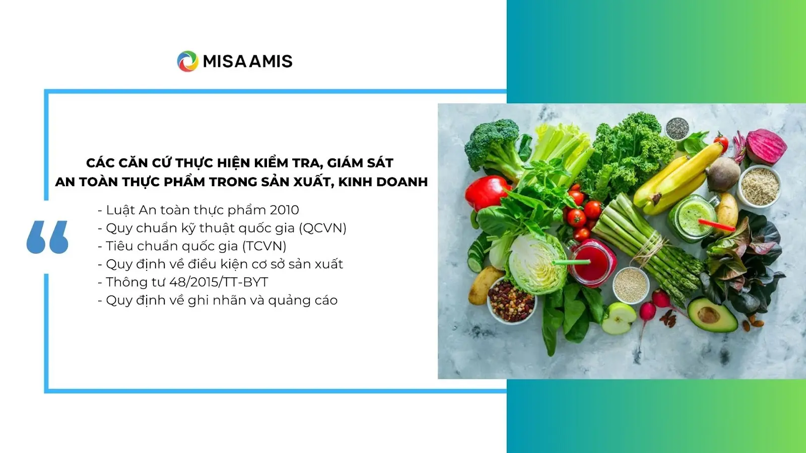 Căn cứ kiểm tra an toàn thực phẩm