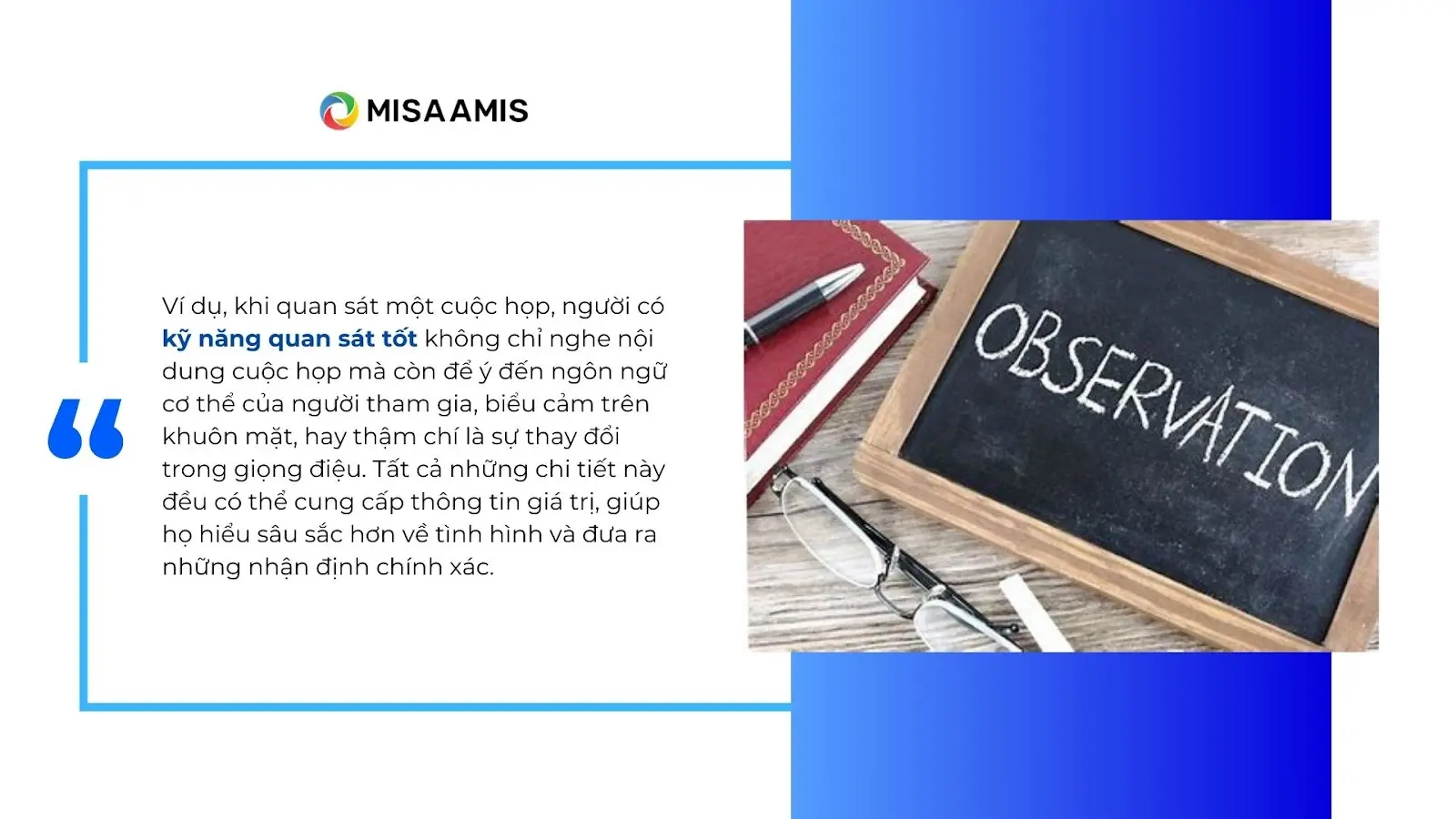 khái niệm kỹ năng quan sát