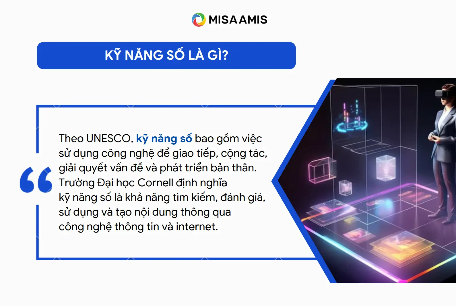 Khái niệm kỹ năng số
