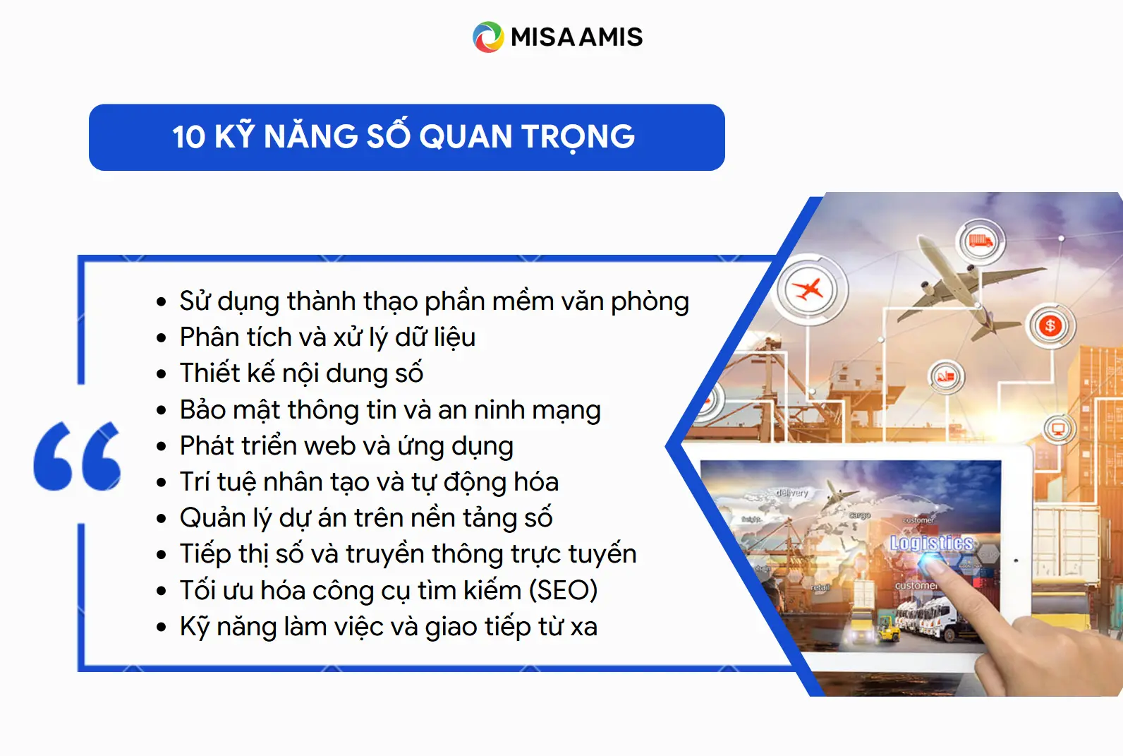 Top 10 kỹ năng số quan trọng