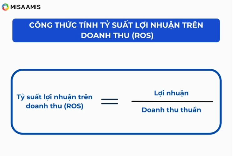 Công thức tính tỷ suất lợi nhuận trên doanh thu