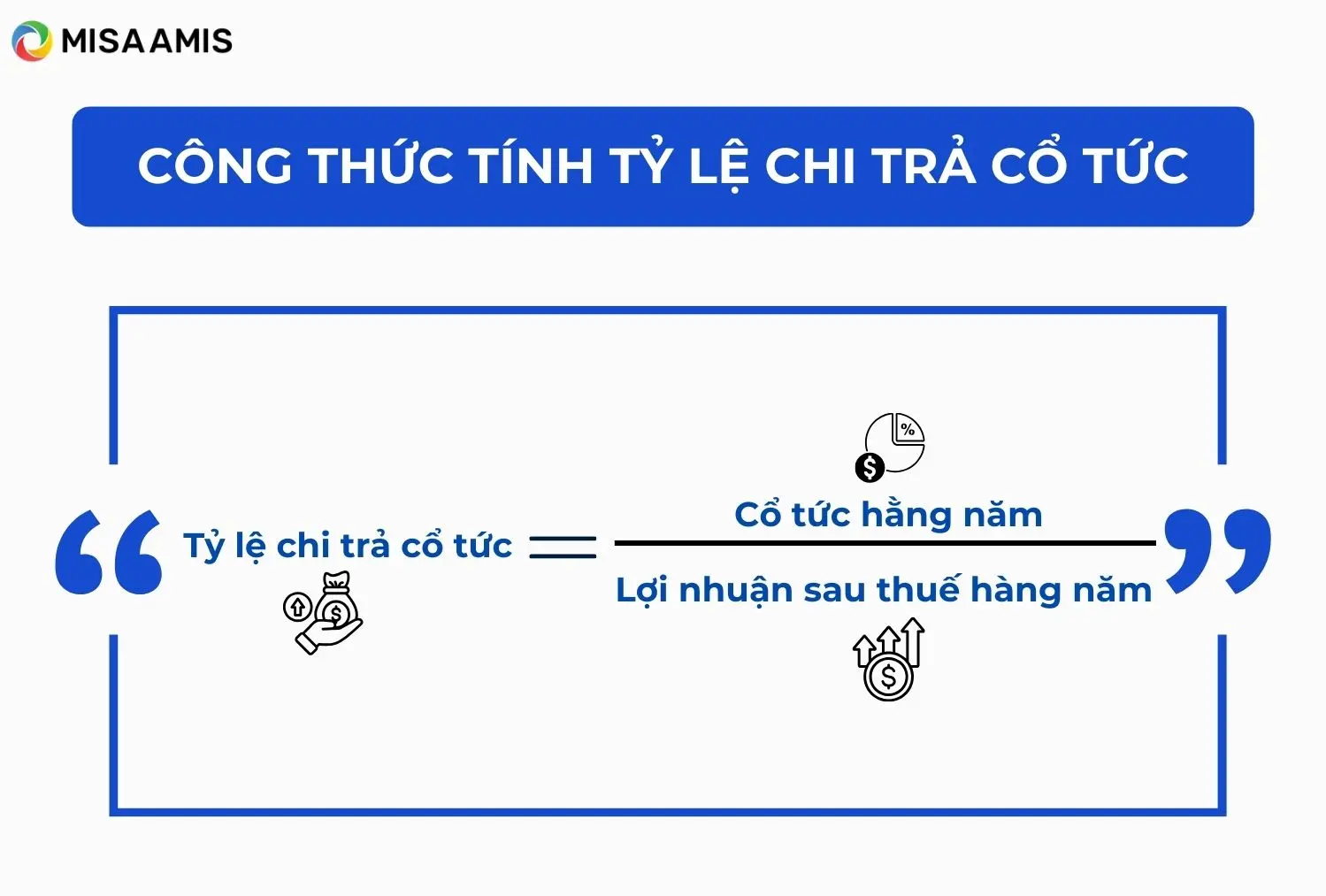 Công thức tính tỷ lệ chi trả cổ tức
