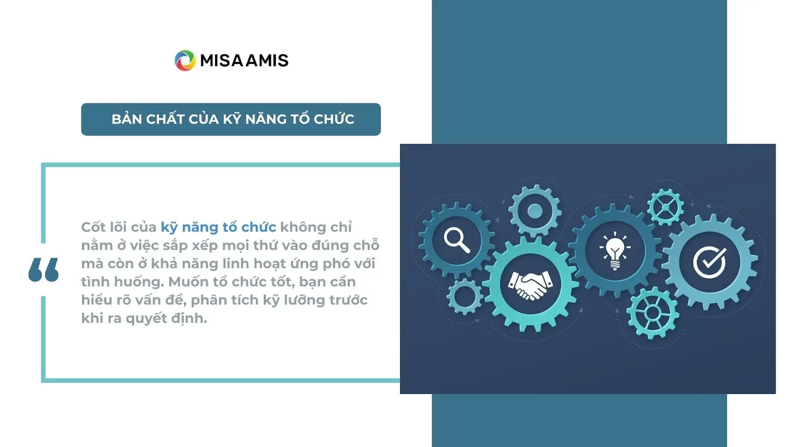 hiểu về kỹ năng tổ chức