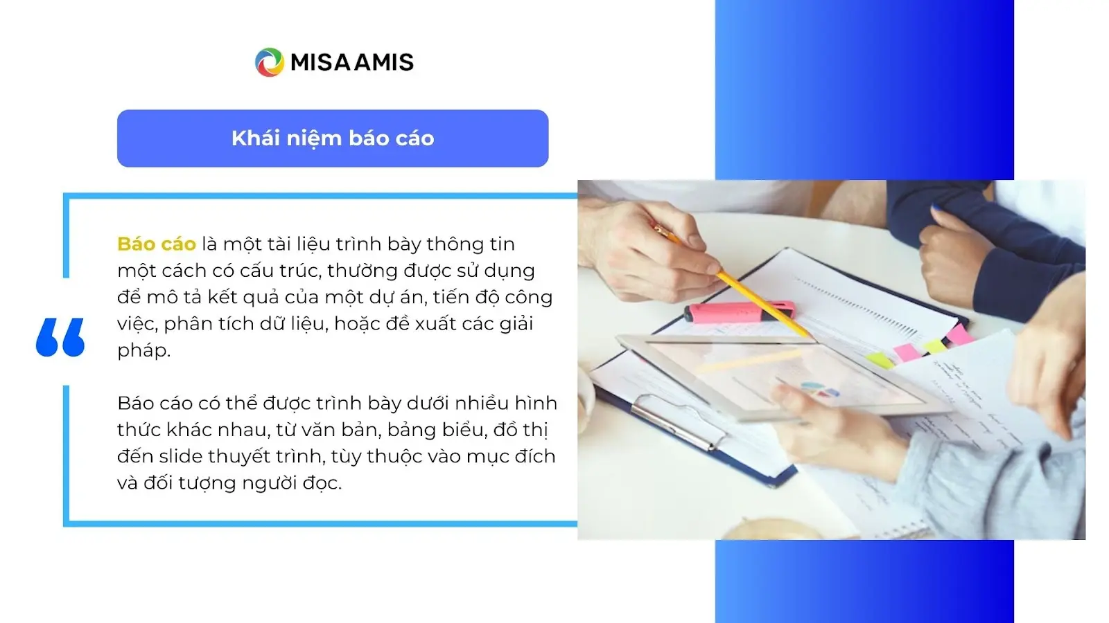 Khái niệm kỹ năng viết báo cáo