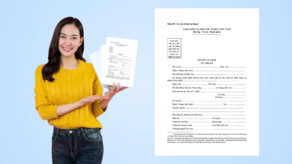 mẫu sơ yếu lý lịch