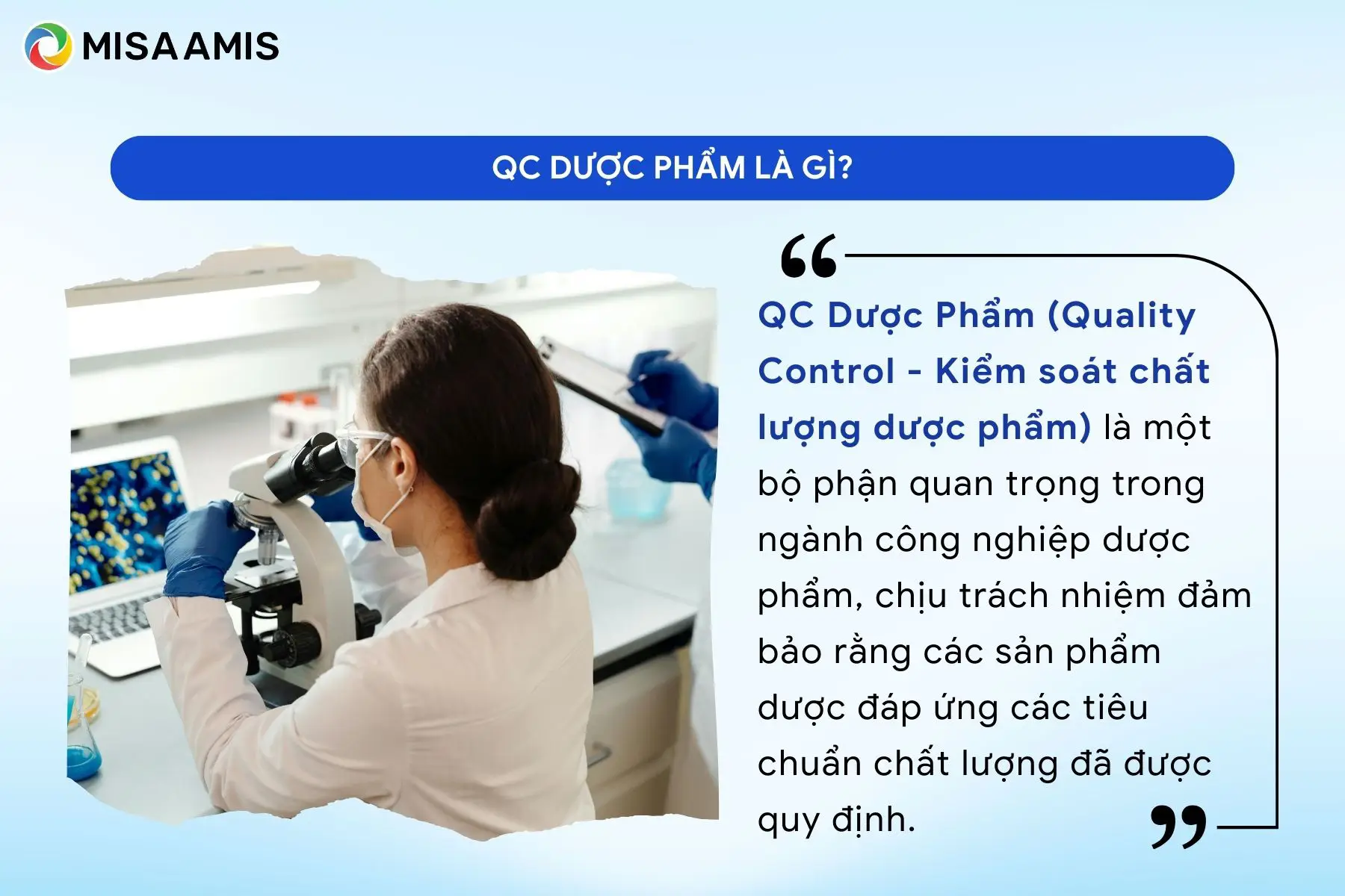 QC dược phẩm là gì?