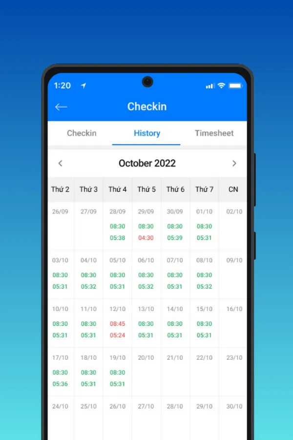 app điểm danh