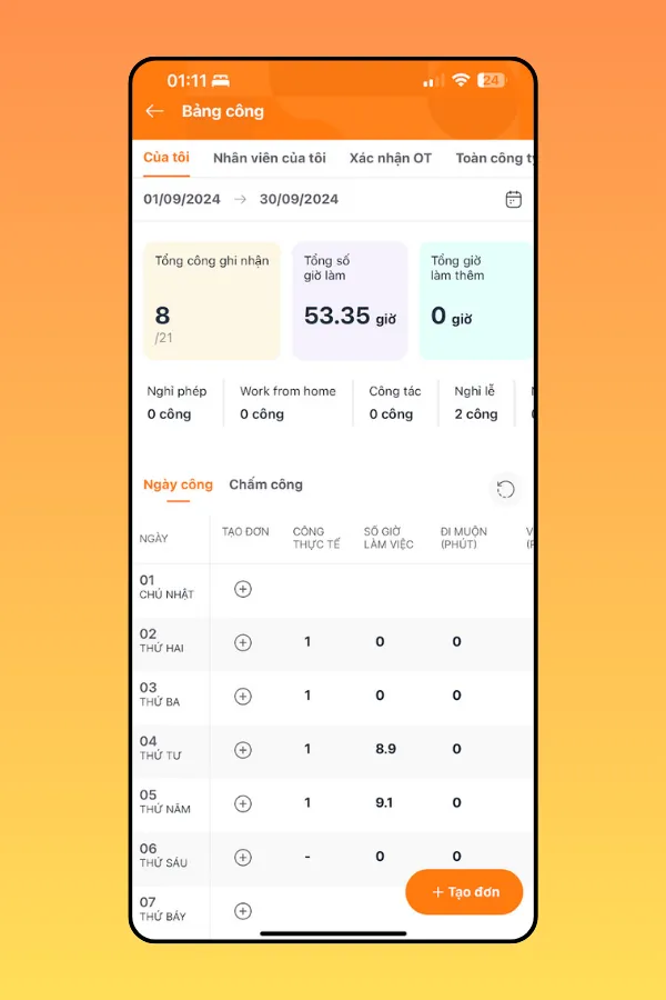 app điểm danh