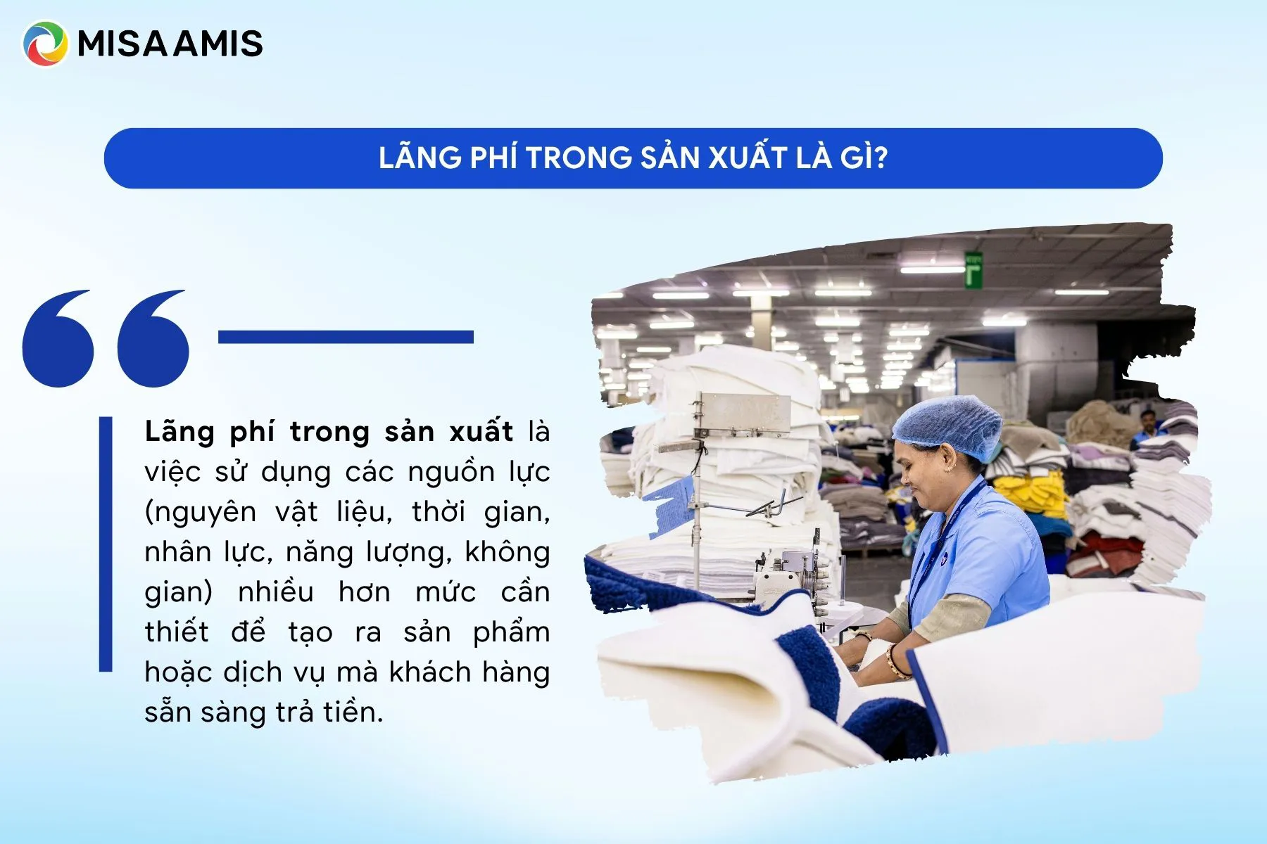 định nghĩa lãng phí trong sản xuất