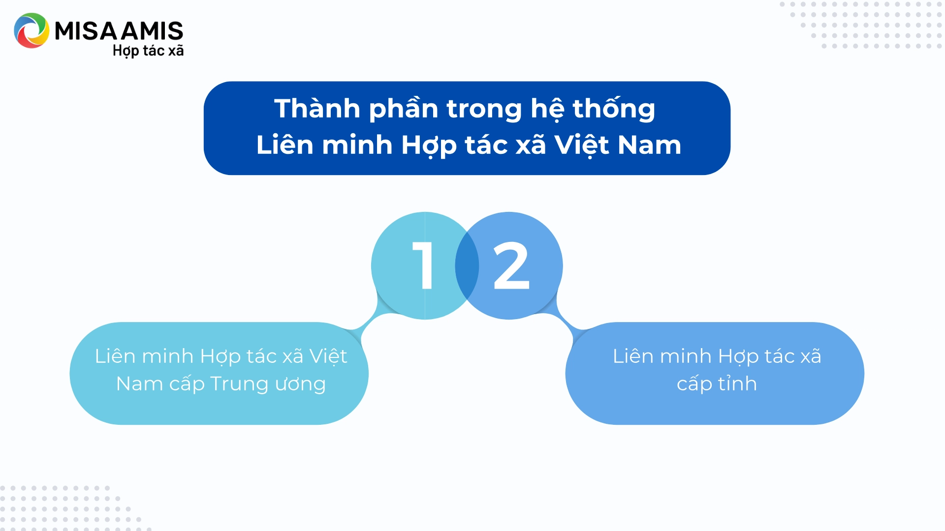 Các thành phần trong hệ thống liên minh hợp tác xã Việt Nam