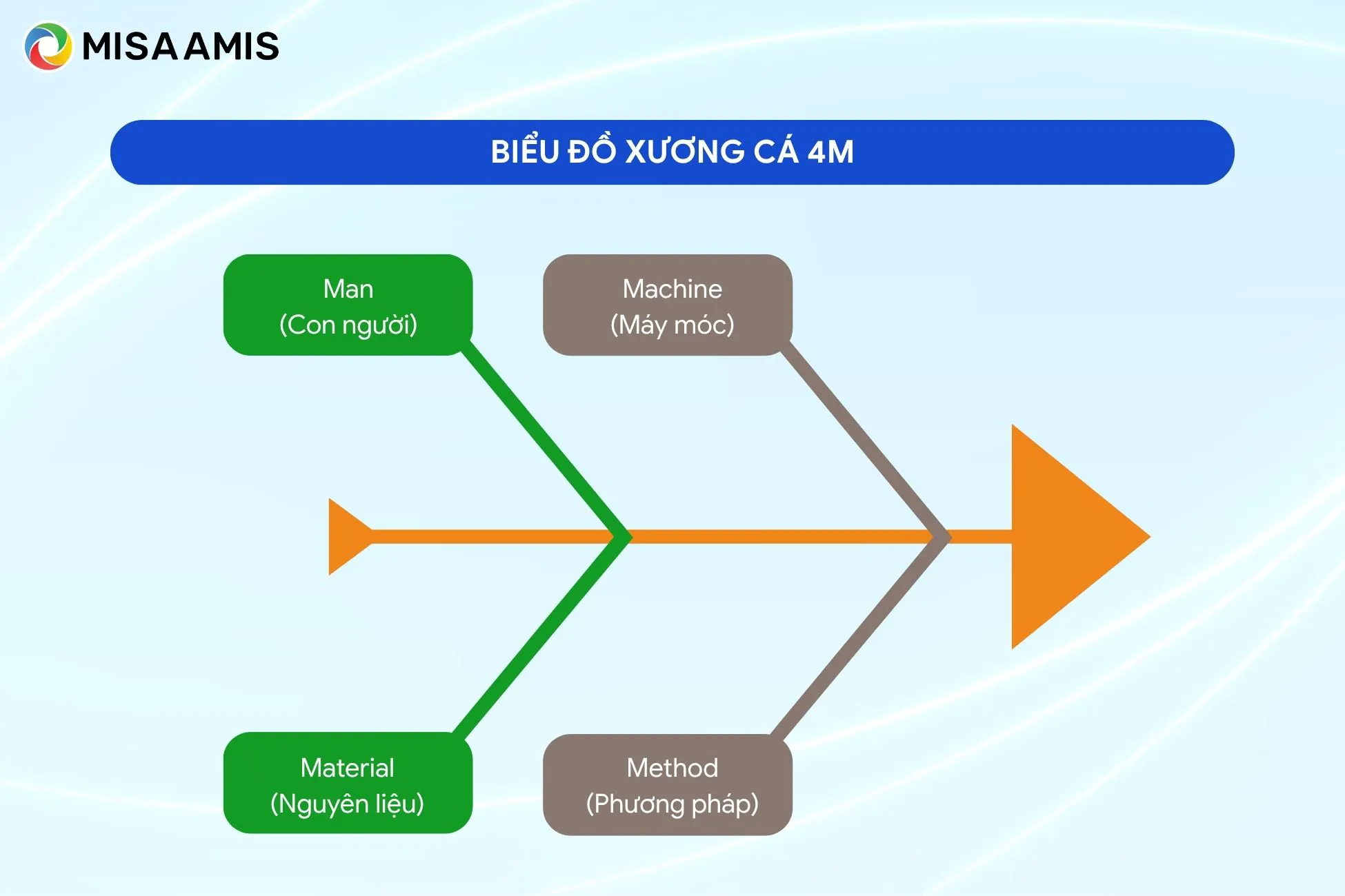 biểu đồ xương cá 4M