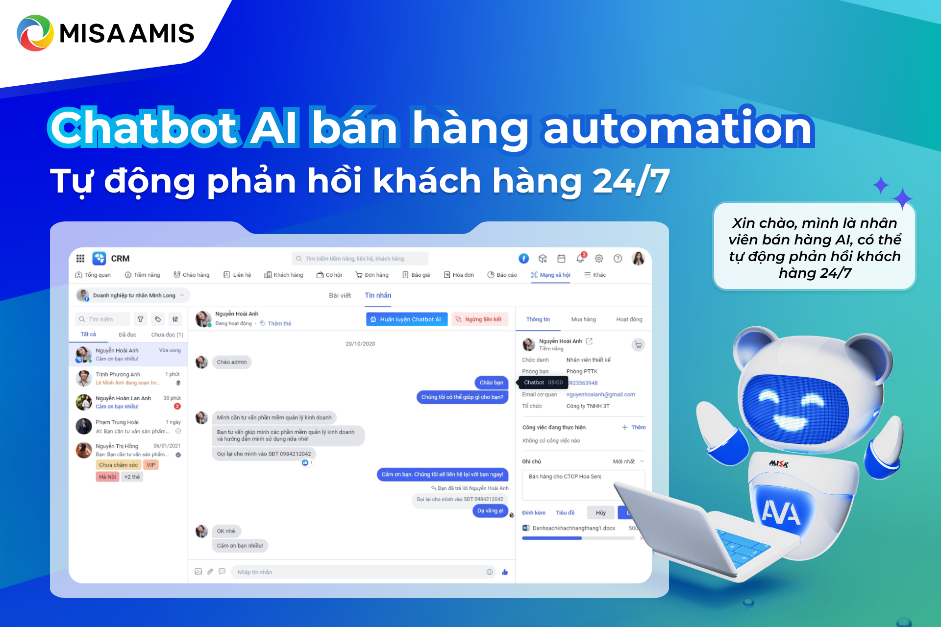 Chatbot AI bán hàng